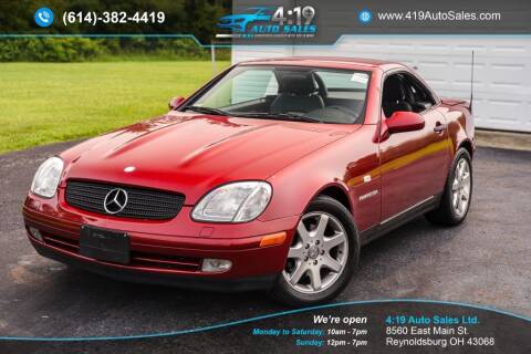 2000 Mercedes-Benz SLK for sale at 4:19 Auto Sales LTD in Reynoldsburg OH