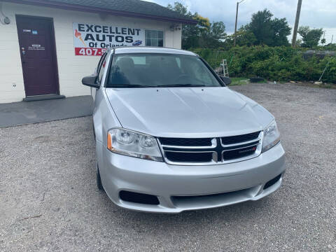 2012 Dodge Avenger for sale at Excellent Autos of Orlando in Orlando FL