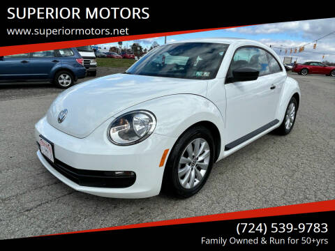 2016 Volkswagen Beetle for sale at SUPERIOR MOTORS in Latrobe PA