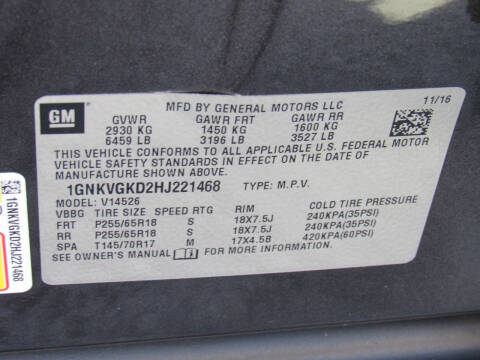 2017 Chevrolet Traverse LT