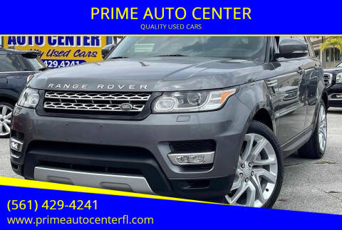 2015 Land Rover Range Rover Sport for sale at PRIME AUTO CENTER in Palm Springs FL