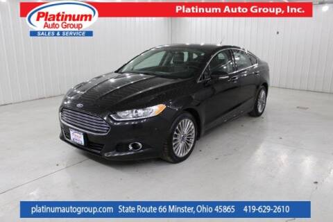 2014 Ford Fusion for sale at Platinum Auto Group Inc. in Minster OH
