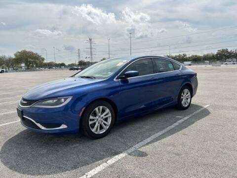 2015 Chrysler 200 for sale at FREDY KIA USED CARS in Houston TX