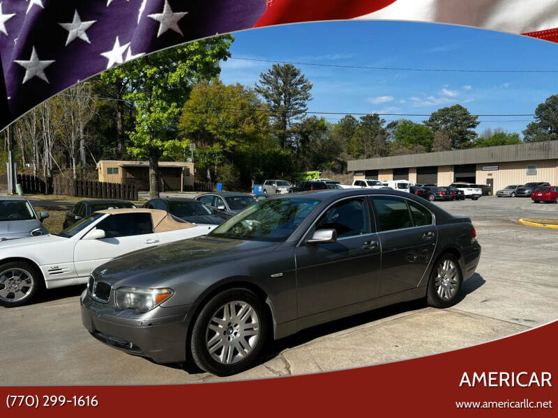 2003 BMW 7 Series for sale at Americar in Duluth GA