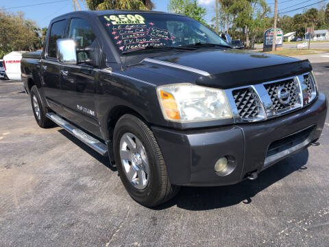 2007 Nissan Titan for sale at RIVERSIDE MOTORCARS INC - Main Lot in New Smyrna Beach FL
