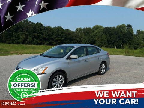 2013 Nissan Sentra for sale at Super Auto Sales in Fuquay Varina NC