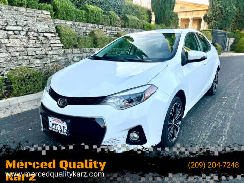 2016 Toyota Corolla for sale at Merced Quality Karz in Merced CA