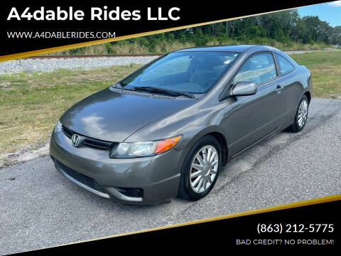 2006 Honda Civic for sale at A4dable Rides LLC in Haines City FL
