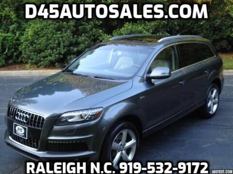 2014 Audi Q7 for sale at D45 Auto Brokers in Raleigh NC