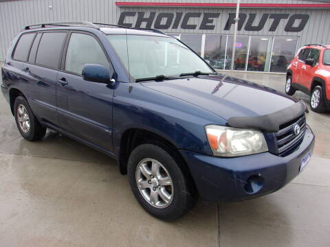 2005 Toyota Highlander for sale at Choice Auto in Carroll IA