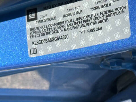 2016 Chevrolet Spark 1LT CVT