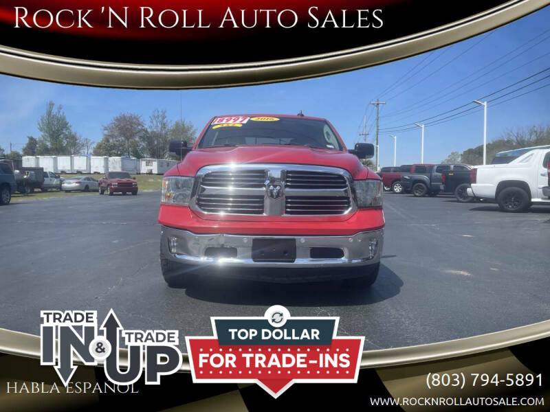Used 2016 RAM Ram 1500 Pickup Big Horn with VIN 3C6RR7LT9GG136328 for sale in West Columbia, SC