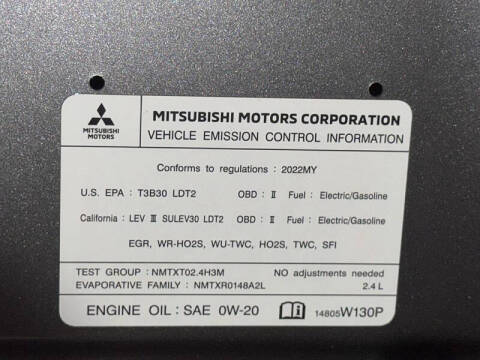 2022 Mitsubishi Outlander PHEV