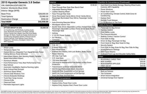 2015 Hyundai Genesis