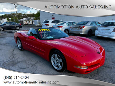1999 Chevrolet Corvette for sale at Automotion Auto Sales Inc in Kingston NY