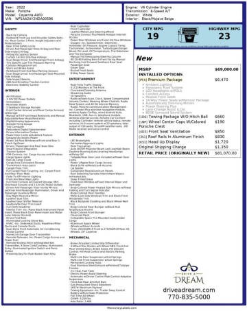 2022 Porsche Cayenne