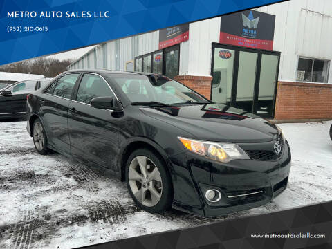 2012 Toyota Camry for sale at METRO AUTO SALES LLC in Lino Lakes MN