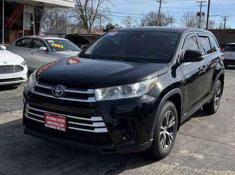 2018 Toyota Highlander Hybrid for sale at Nationwide Motors Inc in Harvey IL