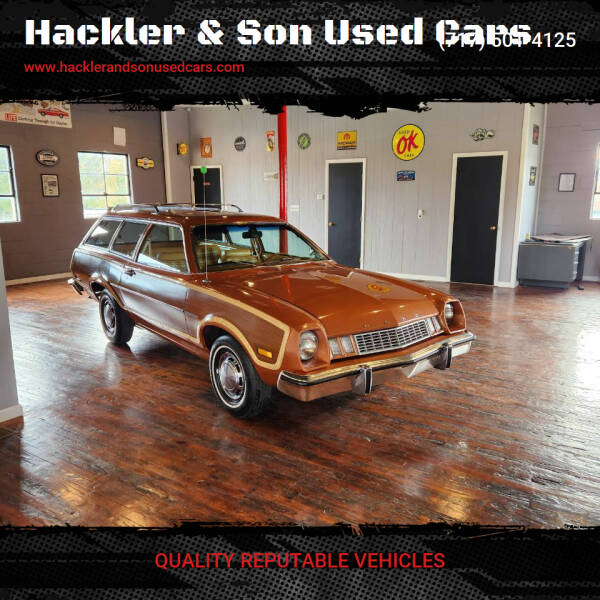 1977 Ford Pinto for sale at Hackler & Son Used Cars in Red Lion PA