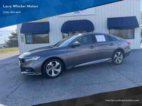 2018 Honda Accord for sale at Larry Whicker Motors in Kernersville NC