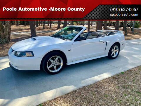 2003 Ford Mustang for sale at Poole Automotive in Laurinburg NC