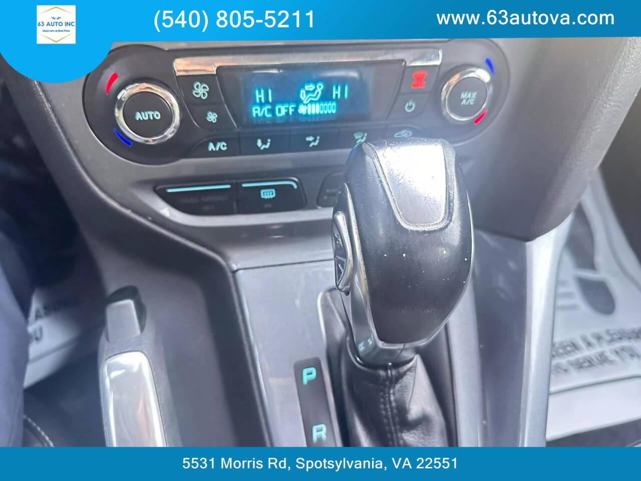 2012 Ford Focus for sale at 63 Auto Inc in Spotsylvania, VA