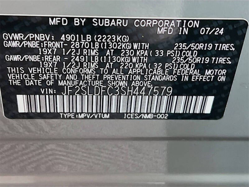 2025 Subaru Forester Sport