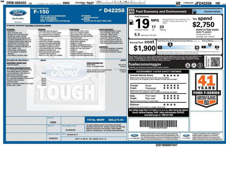 2018 Ford F-150 Limited