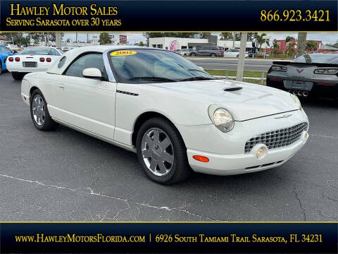 2002 Ford Thunderbird for sale at Hawley Motor Sales in Sarasota FL