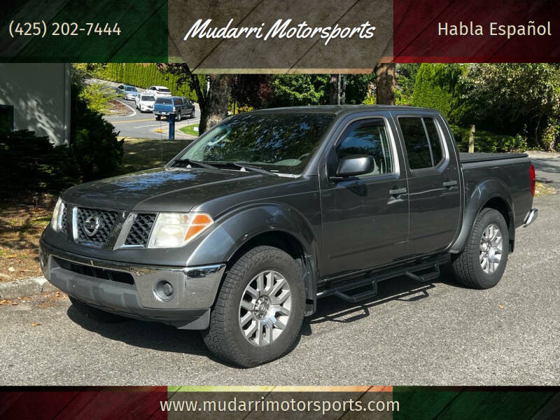 Used 2007 Nissan Frontier SE with VIN 1N6AD07W27C440813 for sale in Kirkland, WA