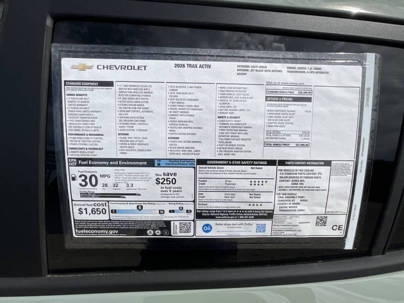 2026 Chevrolet Trax ACTIV