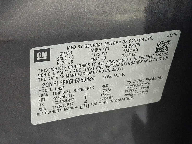 2015 Chevrolet Equinox LT