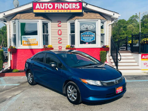 2012 Honda Civic for sale at Auto Finders Unlimited LLC in Vineland NJ