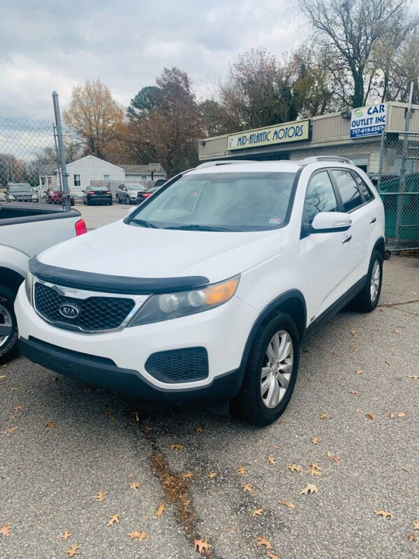 2011 Kia Sorento for sale at Mid-Atlantic Motors, LLC in Portsmouth VA