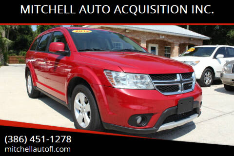 2012 Dodge Journey for sale at MITCHELL AUTO ACQUISITION INC. in Edgewater FL