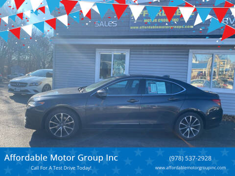 2015 Acura TLX for sale at Affordable Motor Group Inc in Worcester MA