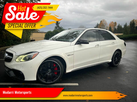 2015 Mercedes-Benz E-Class for sale at Mudarri Motorsports in Kirkland WA