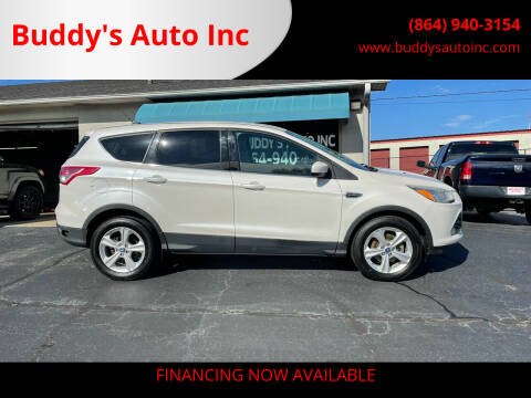 2013 Ford Escape for sale at Buddy's Auto Inc in Pendleton, SC