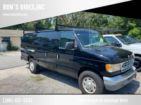 1998 Ford E-350 for sale at RON'S RIDES,INC in Bunnell FL