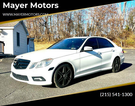 2010 Mercedes-Benz E-Class E 350 Sport 4MATIC