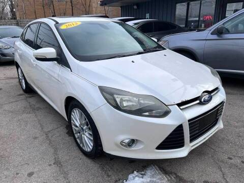 2012 Ford Focus for sale at Zor Ros Motors Inc. in Melrose Park IL
