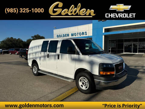 2022 GMC Savana for sale at GOLDEN MOTORS in Cut Off LA