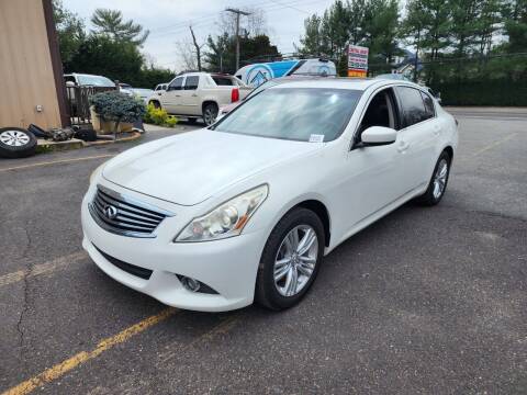 2012 Infiniti G37 Sedan for sale at Central Jersey Auto Trading in Jackson NJ