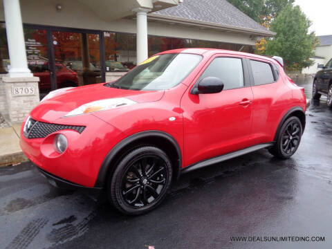 2014 Nissan JUKE for sale at DEALS UNLIMITED INC in Portage MI