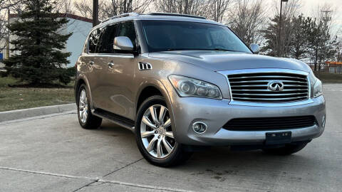 2012 Infiniti QX56 for sale at Raptor Motors in Chicago IL