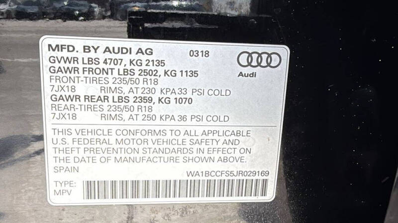2018 Audi Q3 2.0T Premium