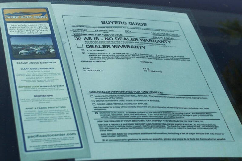 2014 Chevrolet Express 2500