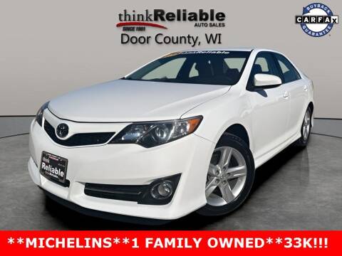 2014 Toyota Camry for sale at RELIABLE AUTOMOBILE SALES, INC in Sturgeon Bay WI