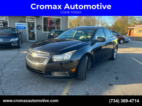 2012 Chevrolet Cruze for sale at Cromax Automotive in Ann Arbor MI