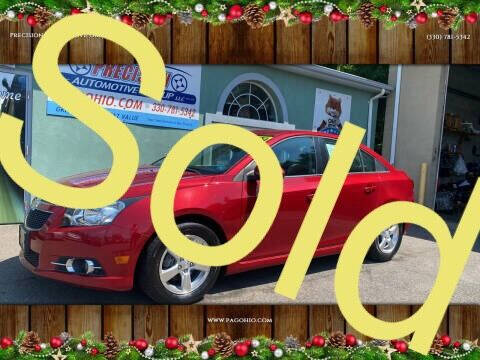 2012 Chevrolet Cruze for sale at Precision Automotive Group in Youngstown OH